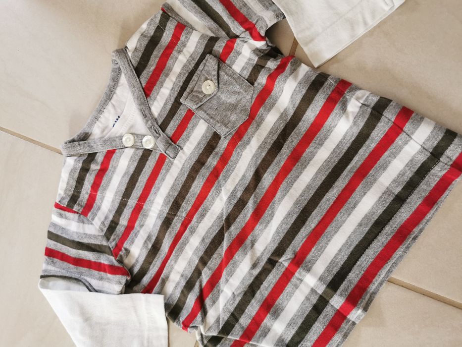 Bluzka chłopięca z długim rękawem r. 68-74