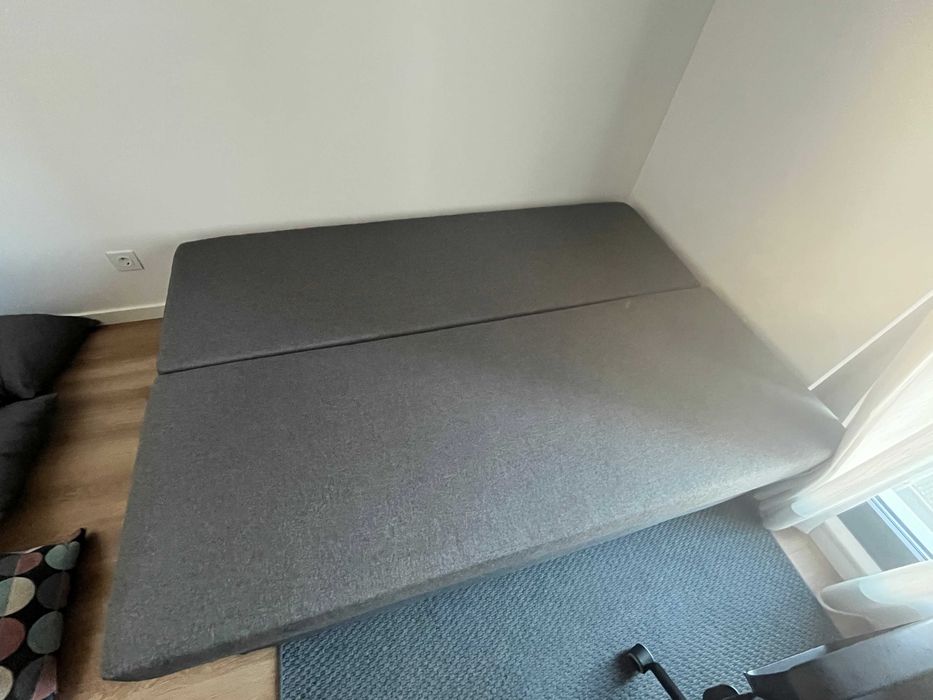 Sofá-cama IKEA ÄLVDALEN 3 lugares c/ arrumação - como novo