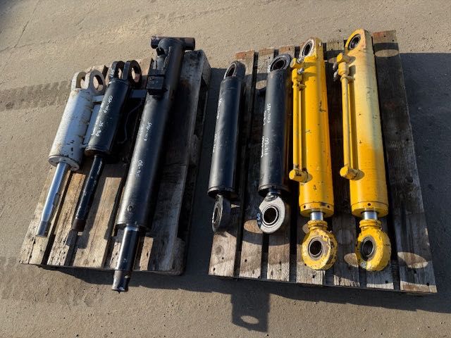 SIŁOWNIK hydrauliczny przemysłowy nowy komplet  palety 6