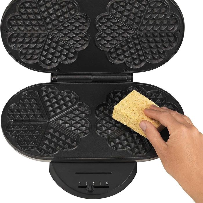 Вафельниця Tefal WM 311D 10 вафель Чорний, Нержавіюча сталь 1200 Вт
