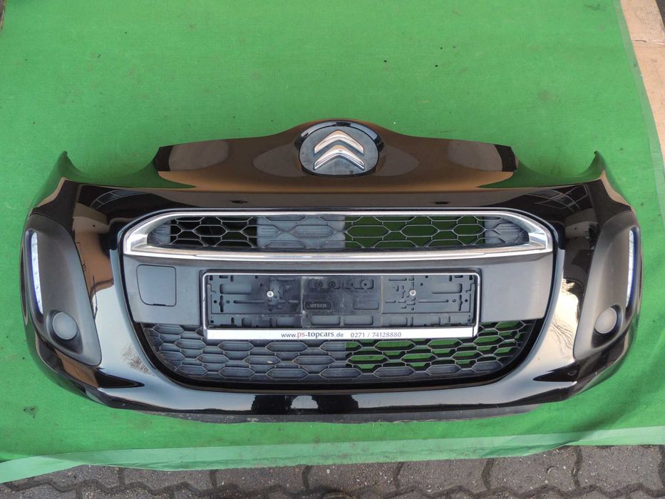 Zderzak przód przedni Citroen C1 DRUGI LIFT 12,13,14 CZARNY KTV KTVD