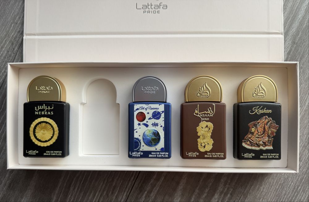 Lattafa Pride zestaw 4 zapachy po 20 ml wody perfumowane