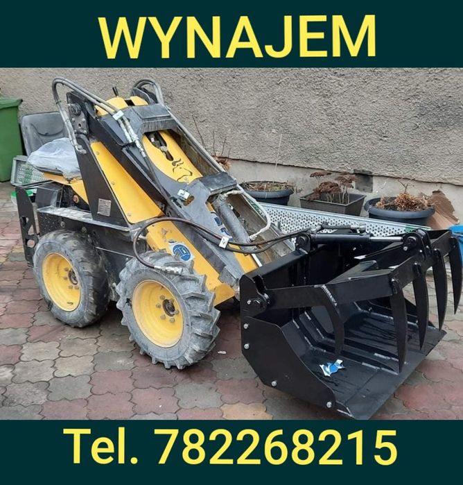 MINI  Ładowarka Bob cat wynajem bez operatora Mini skid