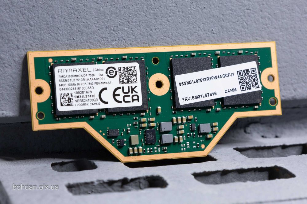 Ramaxel 32GB LPDDR5X CAMM2 7500MHz (RMCA1000MBB2JCF-7500)