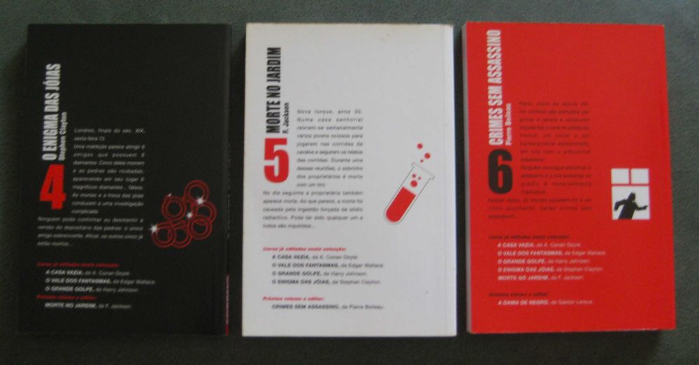 Colecção de 8 livros: Os Policiais do Correio da Manhã