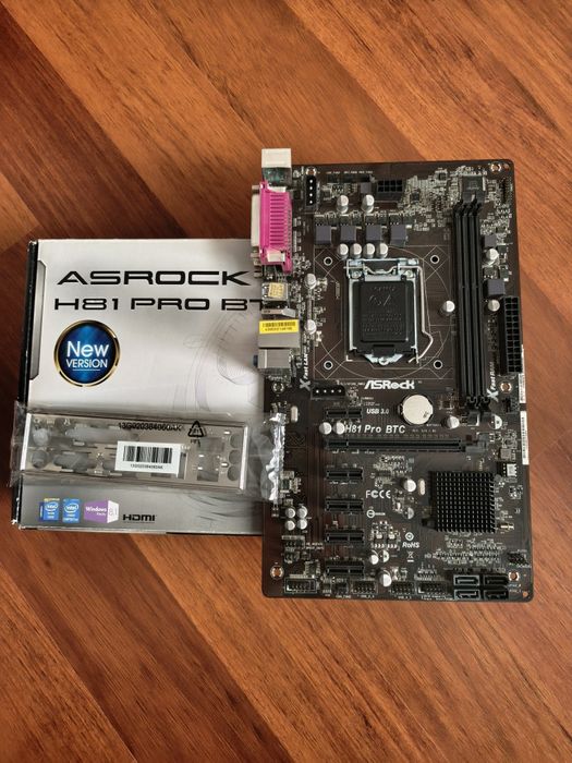 AsRock H81 Pro BTC (s1150)+ G1840