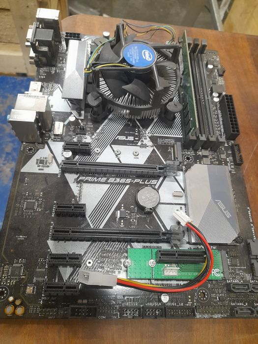 Комплект ASUS PRIME B365 Plus Intel Core I3 9100