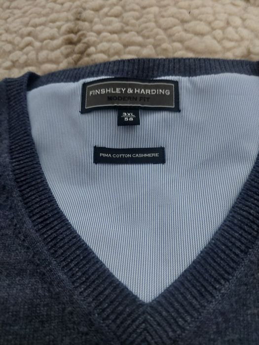 Nowy sweter męski Finshley&Harding rozm 3XL