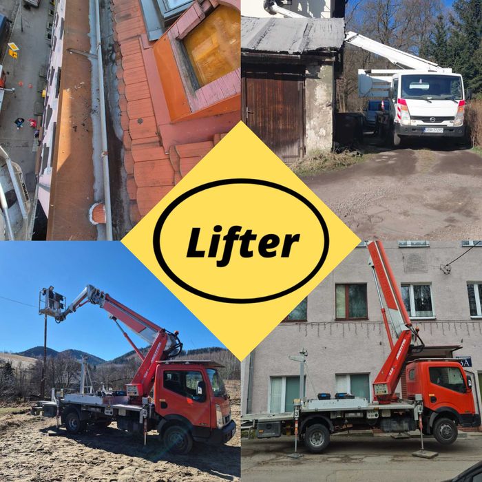 Przycinanie drzew , naprawy dekarskie, montaż i demontaz banerów rekla