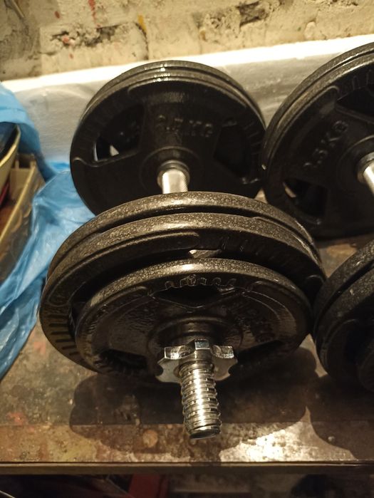 Hantle żeliwne 2x14.5 kg