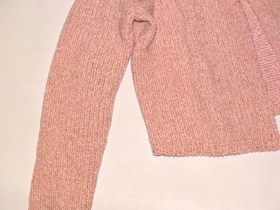 _George_Ciepły sweter- narzutka świąteczny_R.140/146