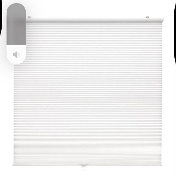 Estore alveolar branco Ikea modelo Hoppvals