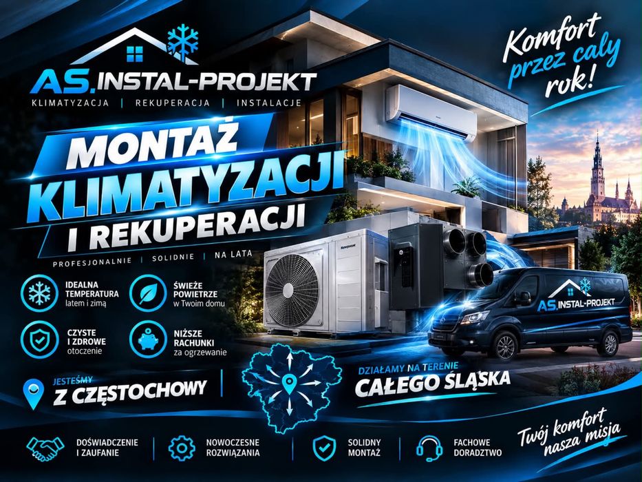 Klimatyzacja rekuperacja instalcje elektryczne elektryk SEP