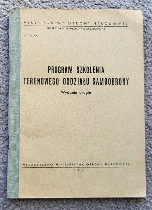 Program szkolenia terenowego oddziału samoobrony MON. Unikat