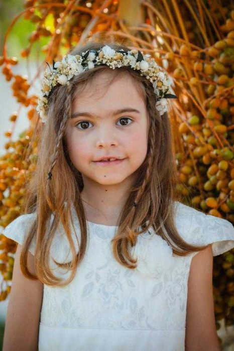 Bandolete artesanal com flores secas