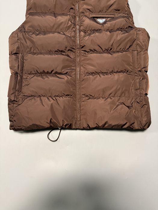 Жилетка PRADA Brown Re-Nylon