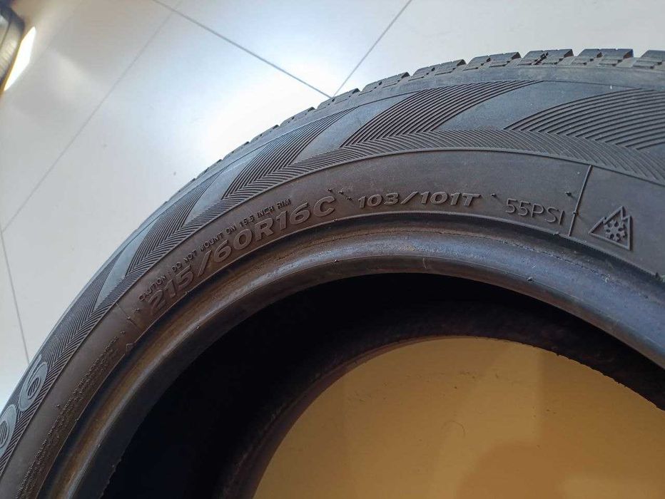 Комплект шин б/у 215/60R16C 103/101T Hankook Winter RW06