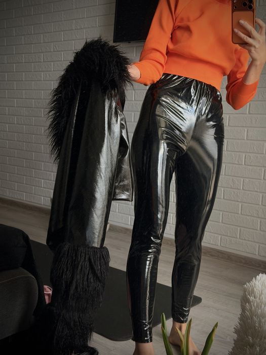 Легінси лосини лакові