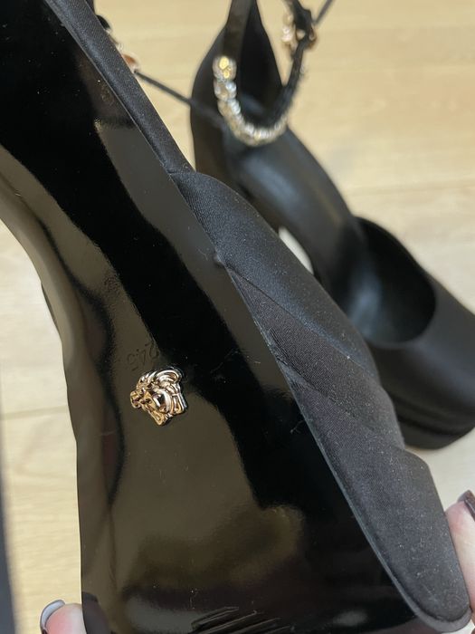 Туфлі 1:1 ОРИГІНАЛ на підборах Versace