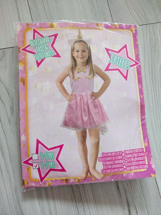 Strój karnawałowy JEDNOROŻEC rozm.122