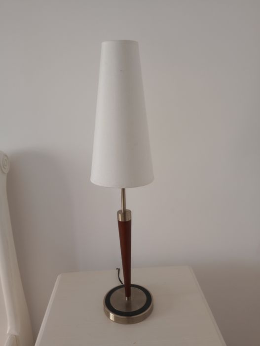 2 Candeeiros de Mesa de Qualidade em Wengué