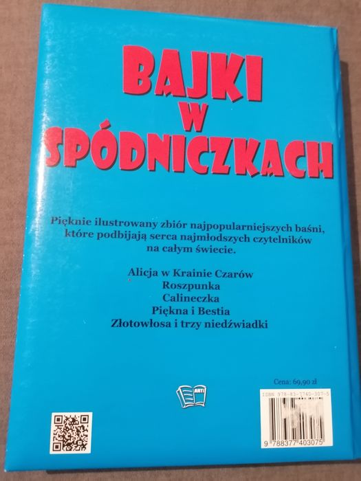 Bajki w spódniczkach* Baśnie dla dziewczynki * 5 baśni* gruba księga