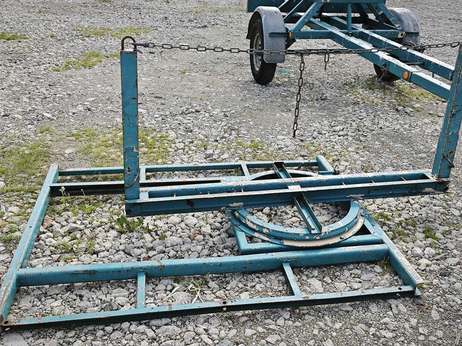 Przyczepa dłużycowa dłużyca KAISER NL2,5T do transportu stali drutu słupów drewna M/23