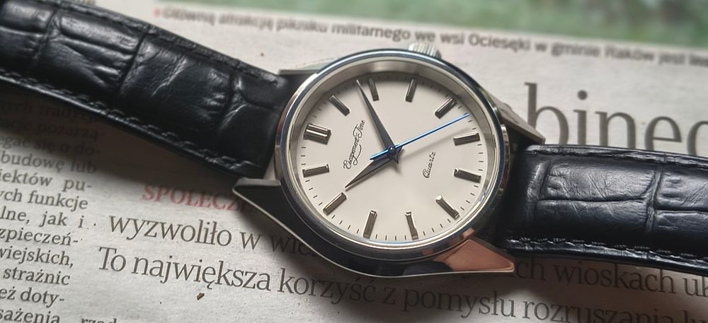 Escapement Time Garniturowy zegarek homage King Seiko