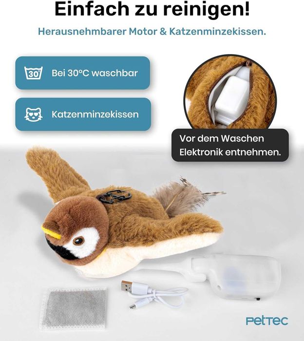 Brinquedo interativo para gatos -pardal lagosta guaxinim esquilo -NOVO