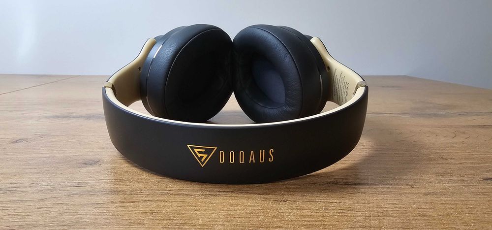 DOQAUS CARE 1 Bezprzewodowe Słuchawki Bluetooth Nauszne ANC Beżowe
