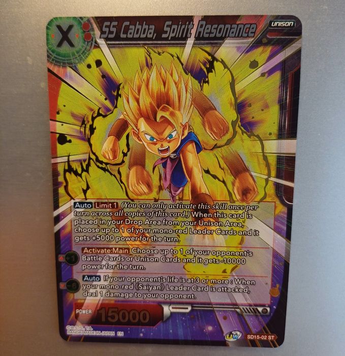 Carta Dragon Ball Super SS CABBA
