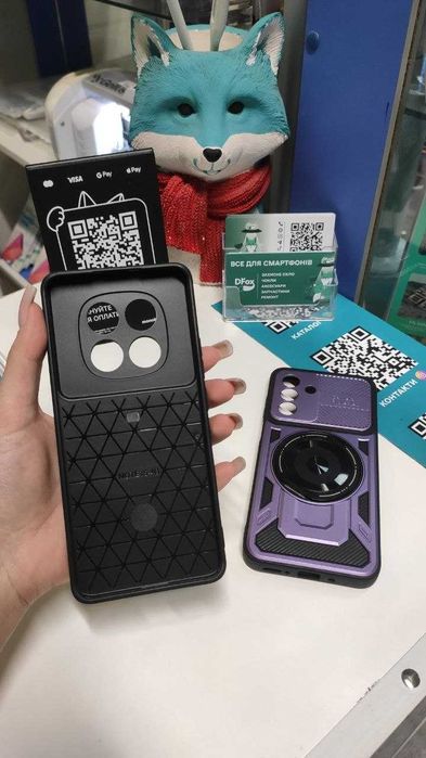 Чохол для смартфона, силіконовий, протиударний, із захистом камери, є САМОВИВІЗ, асортимент