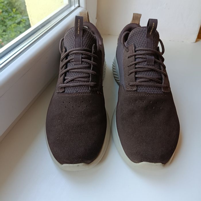 Замшеві кросівки Skechers Bounder-Skichr р. 43. Оригінал