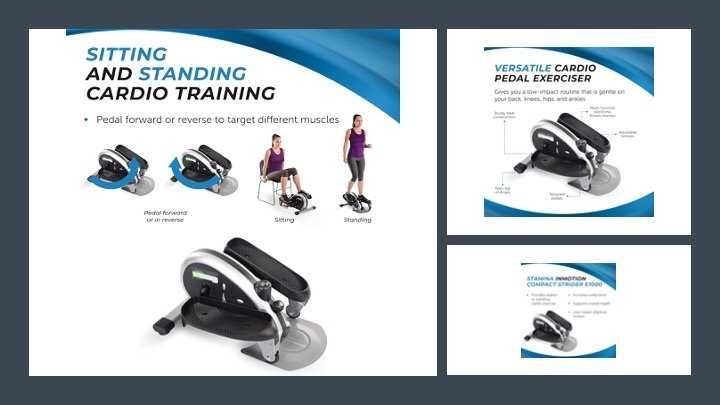 Elliptical Trainer - Stamina Inmotion E1000 - Como Novo, Pouco Usado