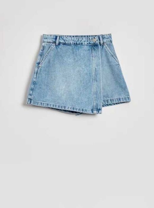 Джинсова спідниця-шорти — денім із характером