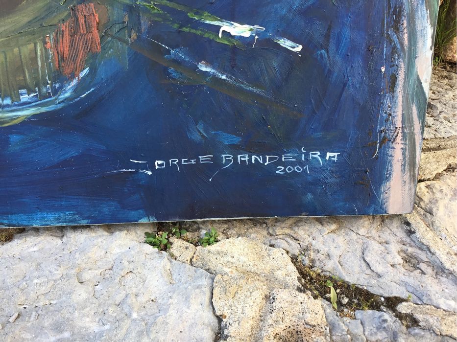 Óleo s tela "Vibrato" Jorge Bandeira