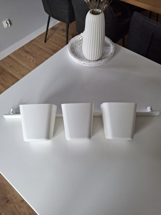 Ikea Sunnersta szyna + 3 pojemniki