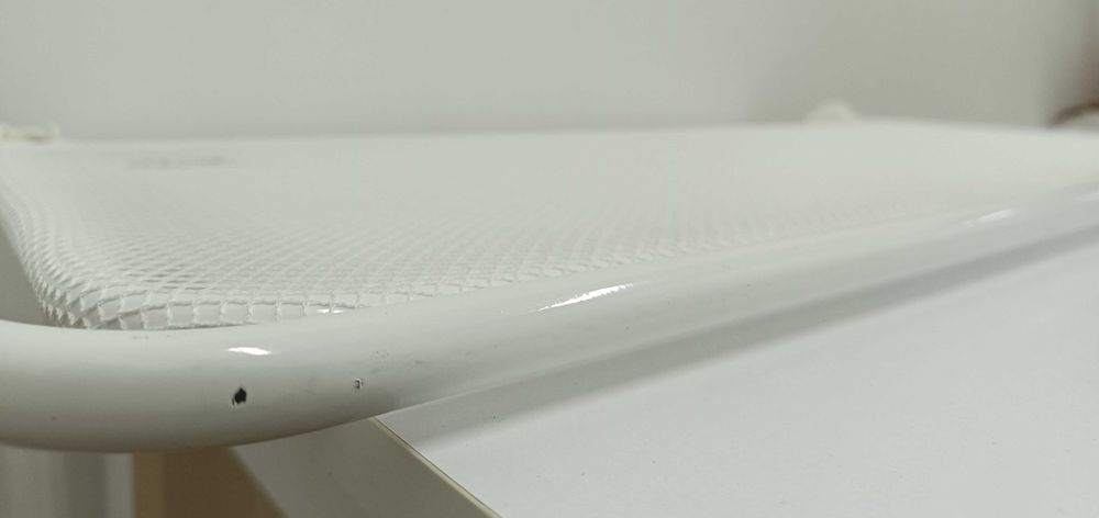 składana barierka do łóżka 90 cm biała