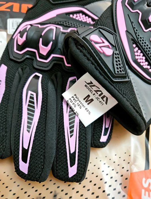 Luvas Motociclismo JCAA rosa