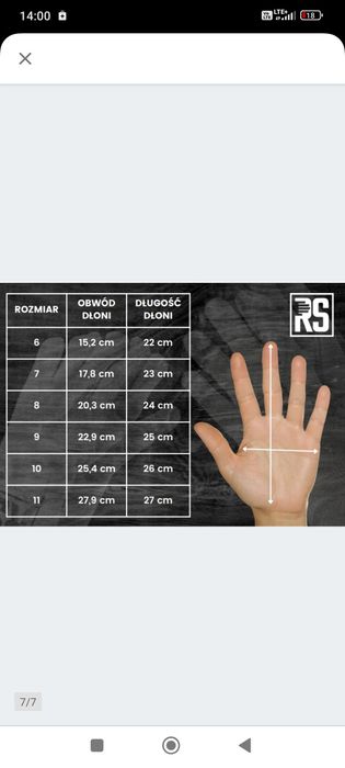 Rękawice opal 800 rozmiar 10
