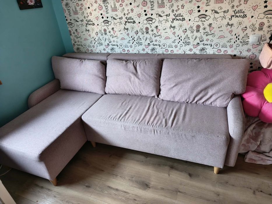 narożnik kanapa rozkładana ikea bastubo