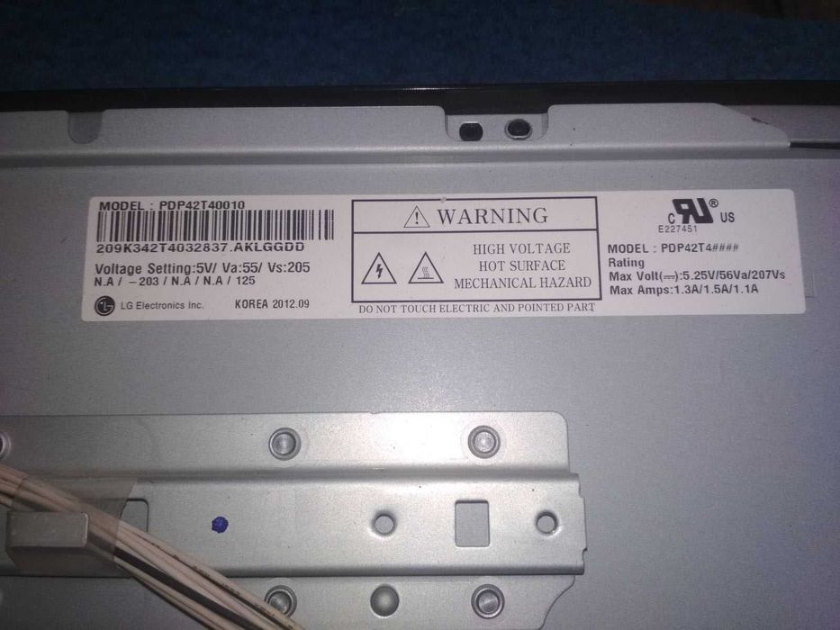 LG 42PA450T по блочно