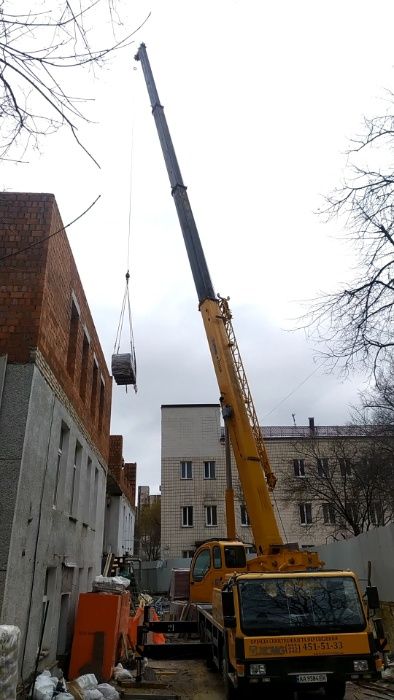 Послуги/Услуги автокрана,оренда/аренда автокрана Китаєць XCMG 25т.41м.