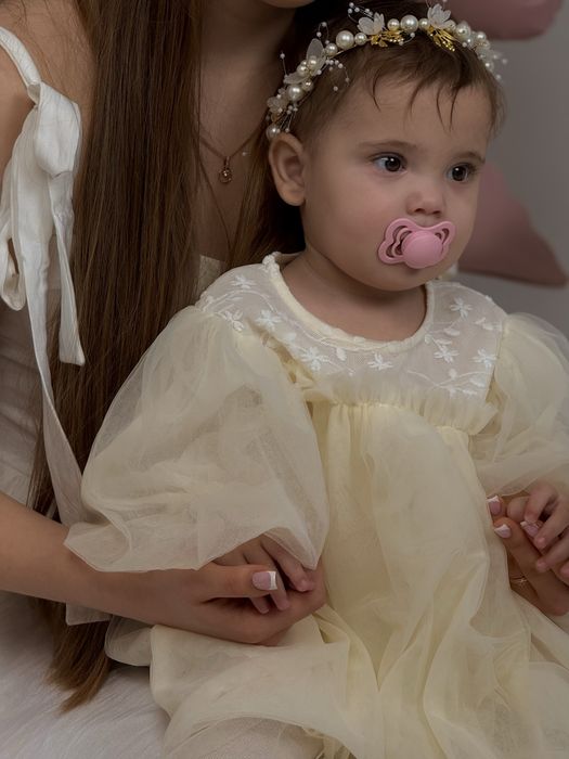 Платье 80-86 / сукня 80-86 розмір/пінетки/туфельки/повʼязка/обруч