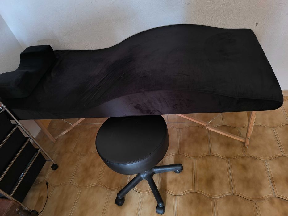 Marquesa Dobrável + Colchão+Banco