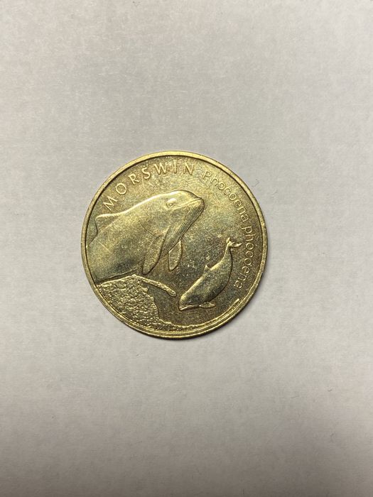 Moneta okolicznościowa Morświn 2 zł 2004 r.
