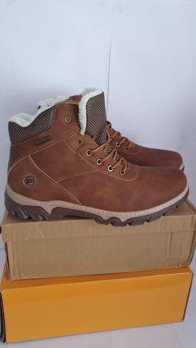 Buty zimowe ocieplane kolor brąz rozmiar 44