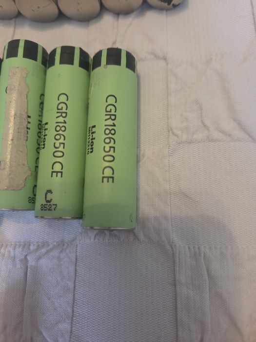 Pilhas Samsung/LG/outras 18650 3,7V recarregáveis - valor unitário