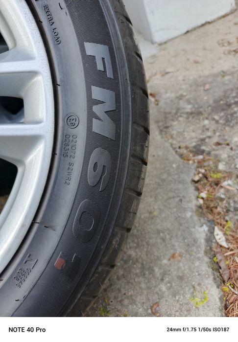 Koła 17" Ford z TPMS, lato. Jak nowe.
