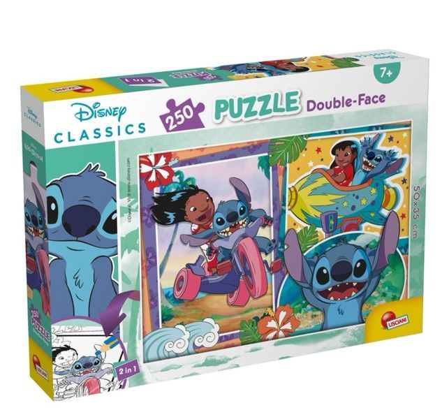 Puzzle 250 Dwustronne Lilo And Stitch 304-105823 Lisciani Nowa Nieużywana